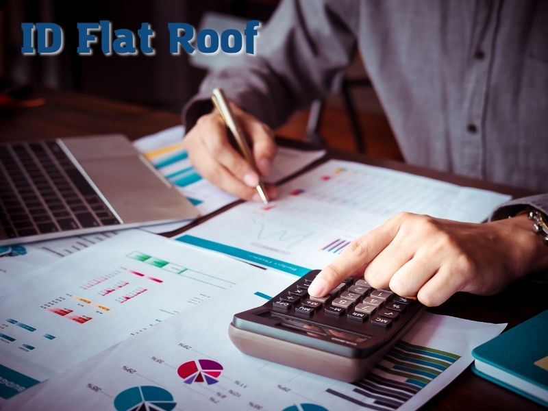 Flat Roof Calculating Cost to Repair a Roof