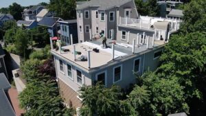 Topside Roof Deck in Massachusetts, Somerville