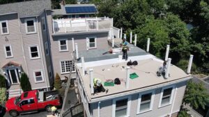 Topside Roof Deck - Installing in Somerville