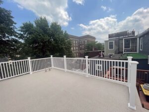 build a roof over a deck