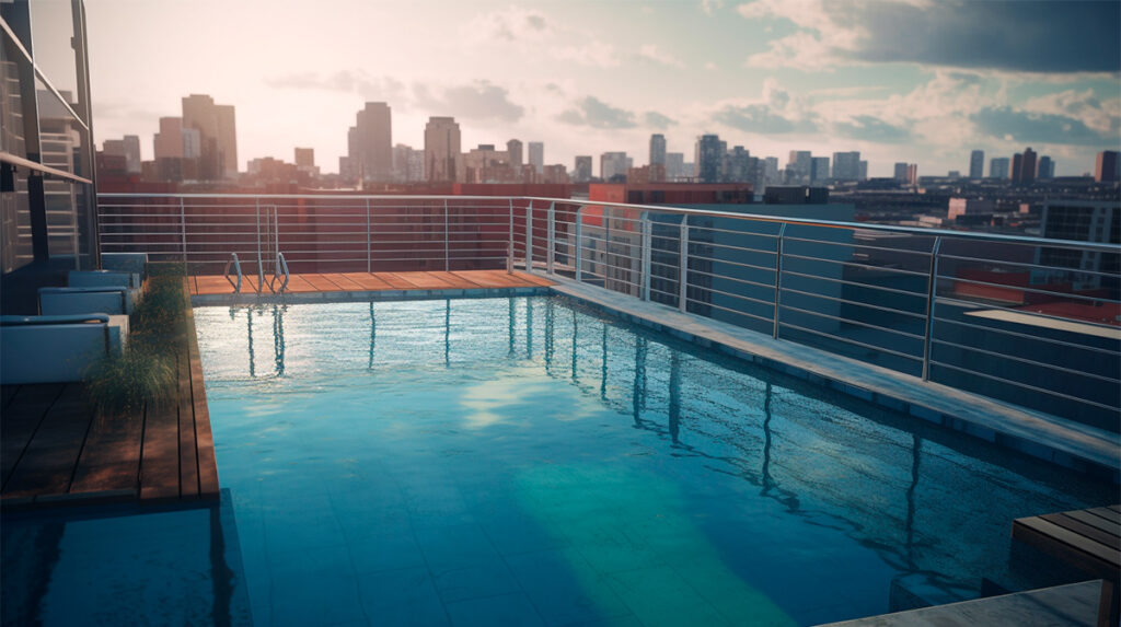 rooftop pool