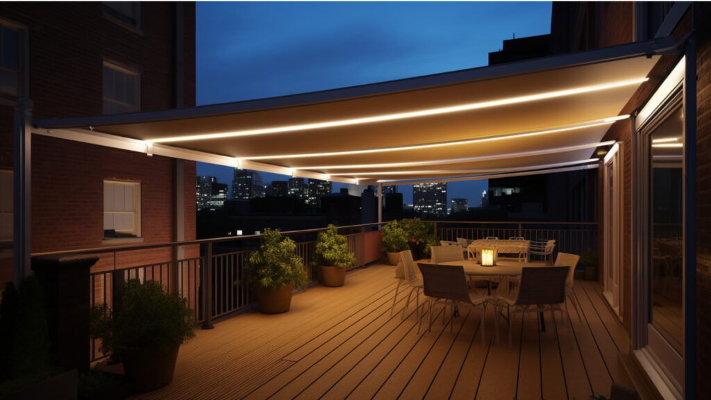 Deck Roofs Idea - Retractable Awnings