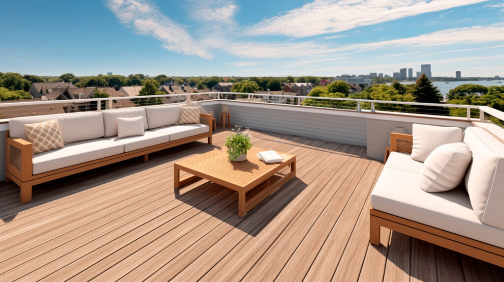 Installing waterproof decking flanges