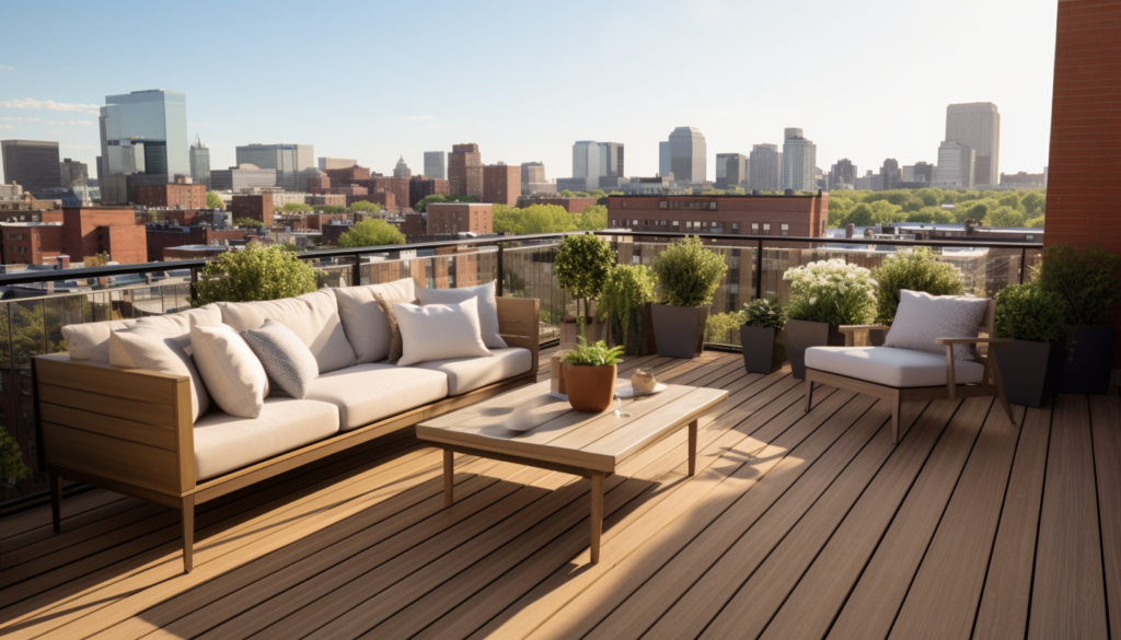 Best decking material for full sun in Massachusetts