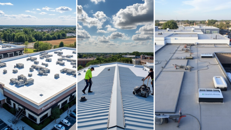 View of Roof Leak: Causes, Prevention, and Repair Solutions | ID Flat Roof
