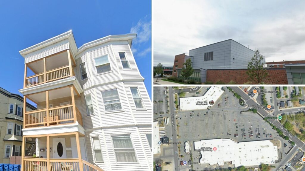 Commercial plazas and public buildings with flat roofing in Lawrence, MA
