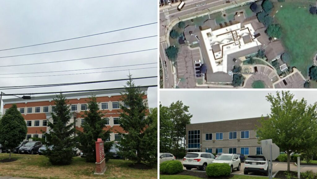 Commercial and public properties in Norfolk showcasing durable flat roofing systems